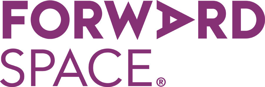 Forward Space Logo Purple "Forward Space" logo