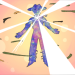 An animated film still about a barkeep in a colorful sky