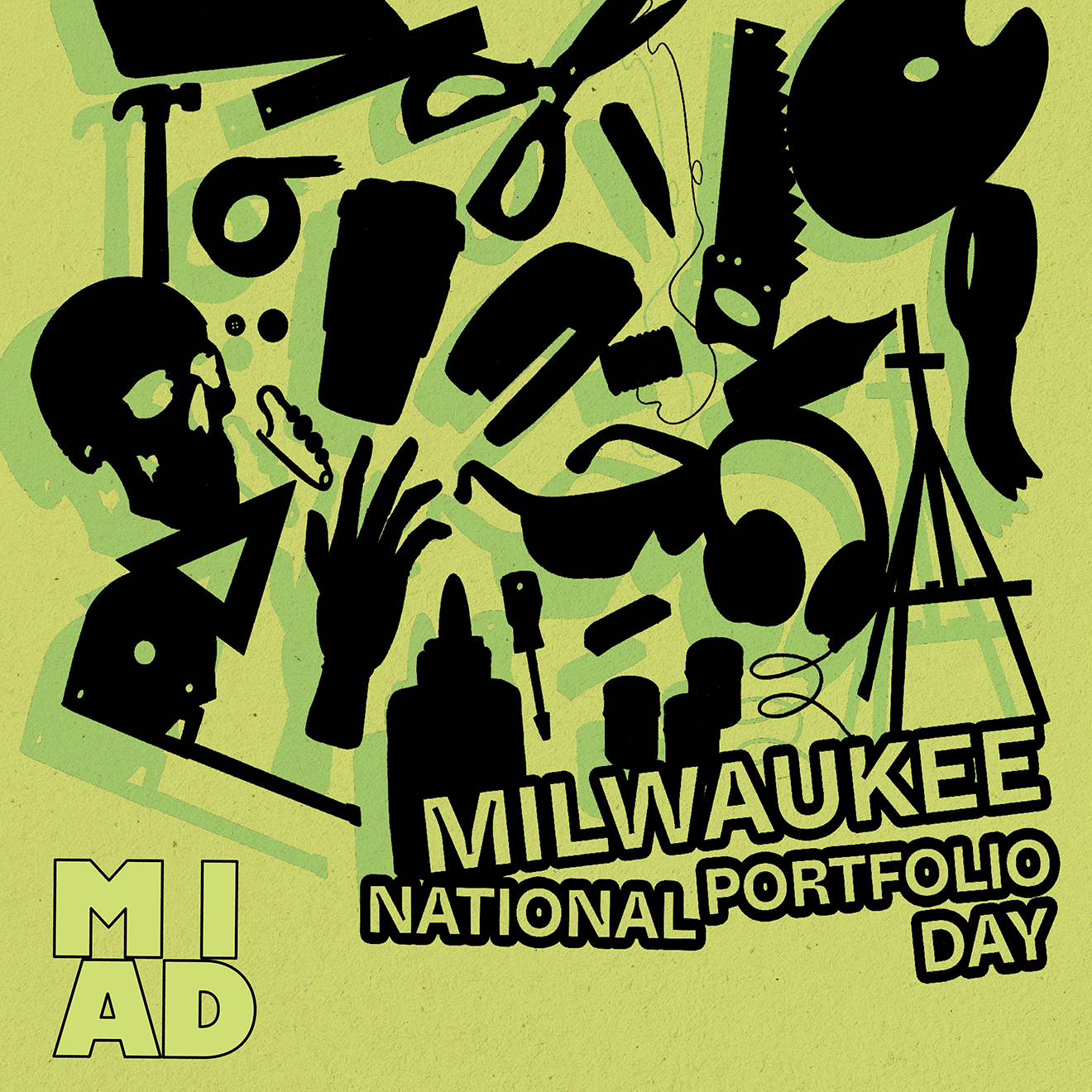 MIAD's 50th anniversary logo.