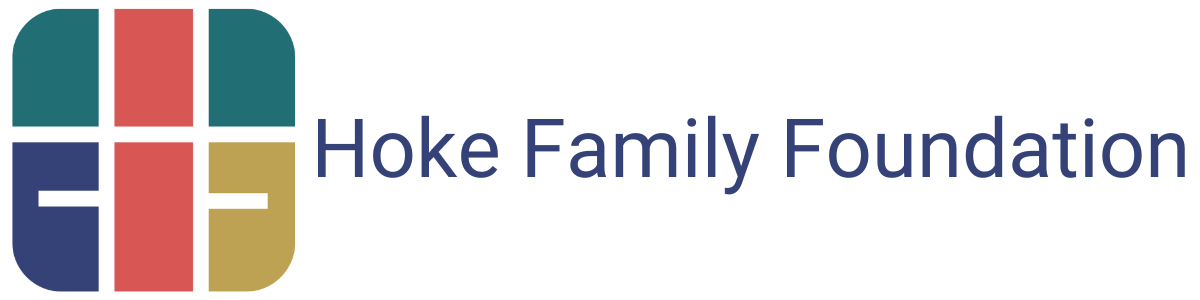 Hoke Family Foundation logo of colorful blocks