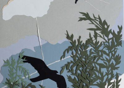 Wings in Parallel papercutting