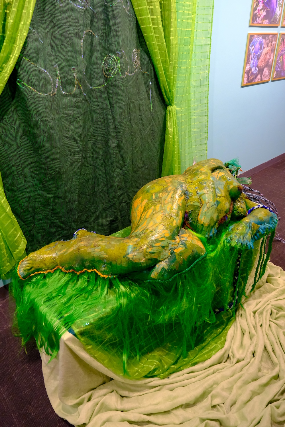 Coralina Rodriguez Meyer - Camino Umbligo, Tierra Colectiva de los Manos Atabey (Mother Mold fertility effigy); Umbilical Pilgrimage, Collective Land from Atabey's Hands, 2021-2026